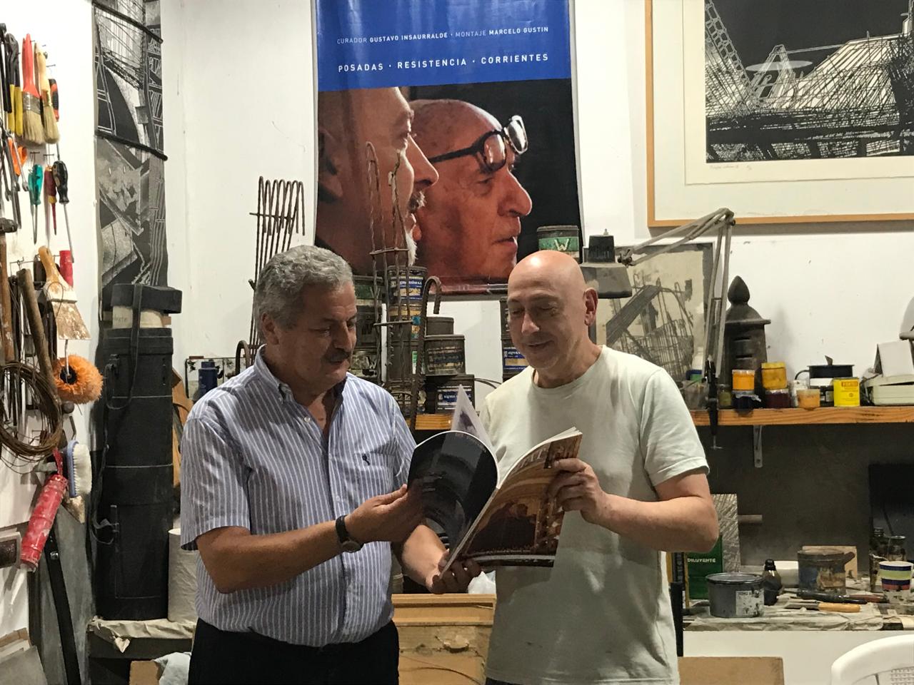 LA REVISTA HABITAT VISITÓ LA CASA TALLER DEL ARTISTA LEONARDO GOTLEYB EN LA BOCA